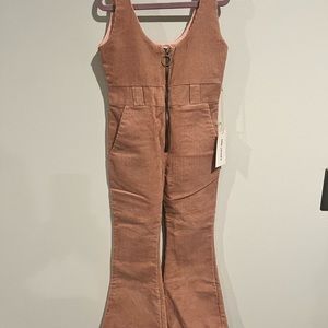 Little James pink corduroy jumpsuit